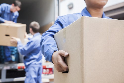 Professional removals team preparing a move in Hainault