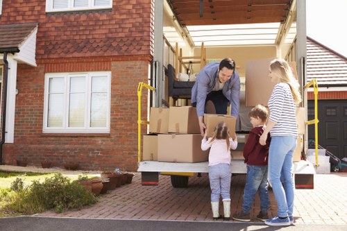 Removal team planning a flat move in Hainault