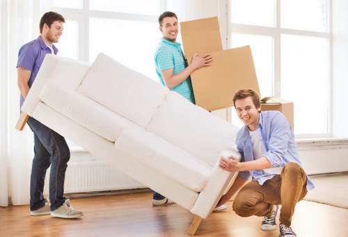 Decluttered home interior supported by household storage in Hainault