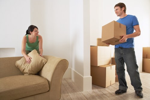 Organised loading for a small removals job in Hainault